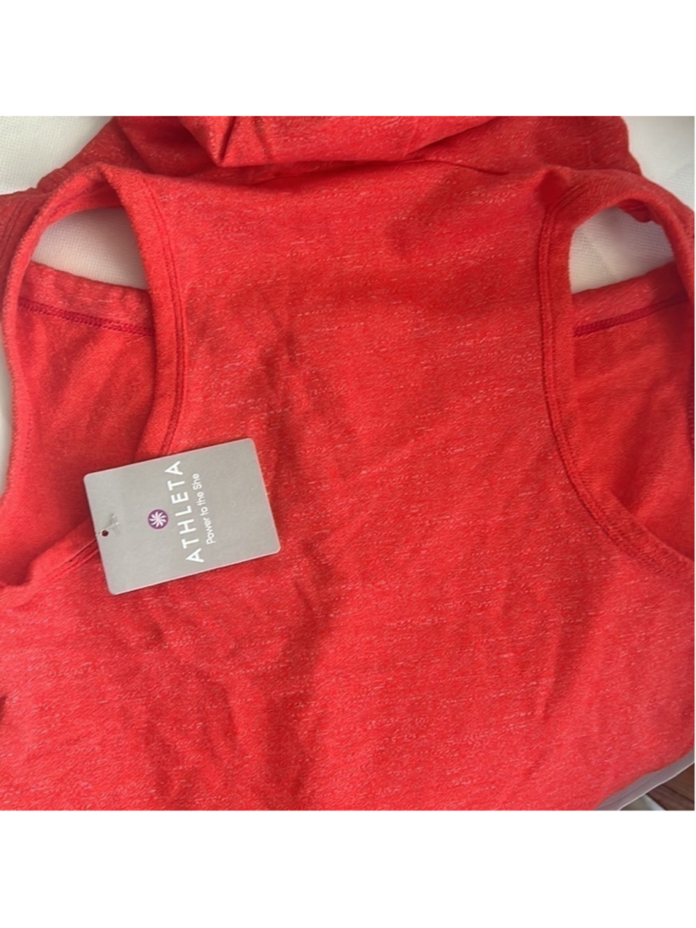 NWT ATHLETA Hoodie Kanga Sleeveless Drawstring Hoodie XXS cotton - Picture 4 of 8